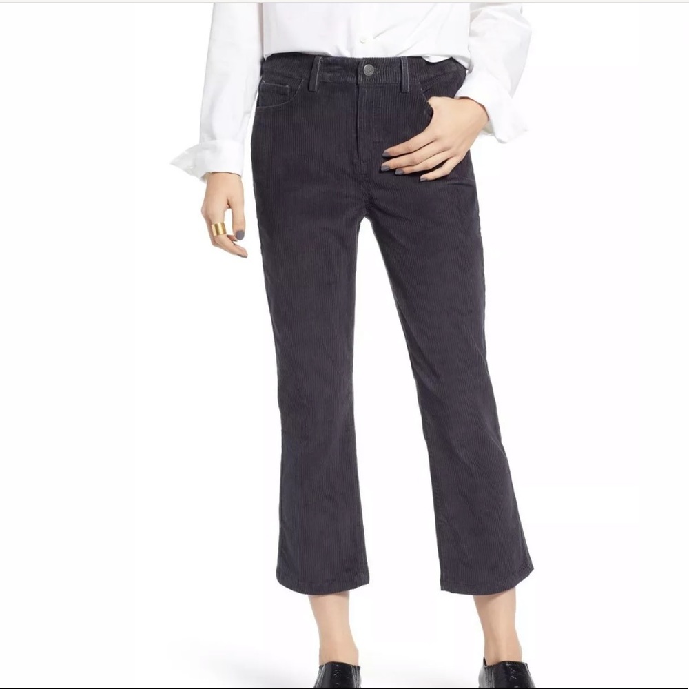 TREASURE BOND BOOT CUT HIGH RISE CROP CORDUROY 31